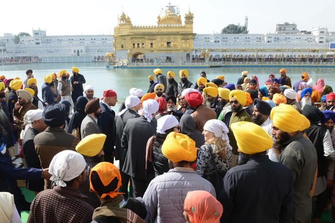 Canadian Prime Minister Trudeau begins weeklong India visit