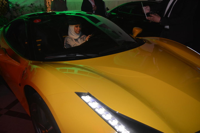 First female Saudi Ferrari owner joins Italians to celebrate women driving