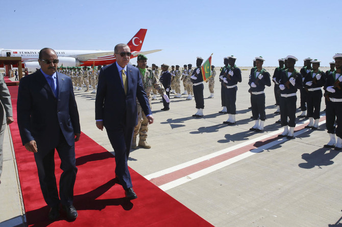 Erdogan makes first visit to Mauritania in West Africa tour