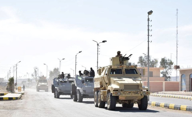 4 soldiers, 10 militants killed in Egypt’s Sinai campaign