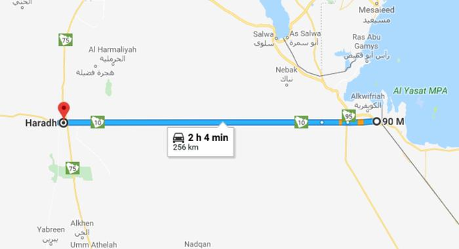 Saudi Arabia home to the world’s longest straight road