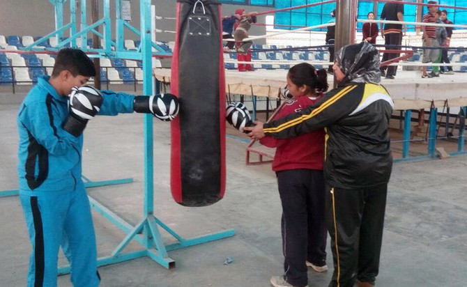 Women boxers warm up for Pakistan’s Provincial Games