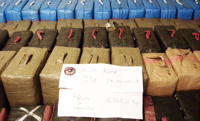 Morocco finds hashish shipment disguised as orange juice