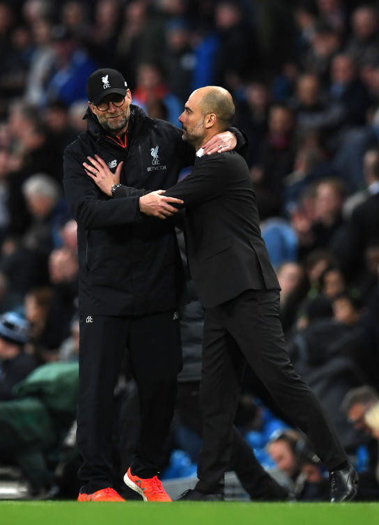 Pep Guardiola And Jurgen Klopp To Go Head To Head In Man City-Liverpool ...