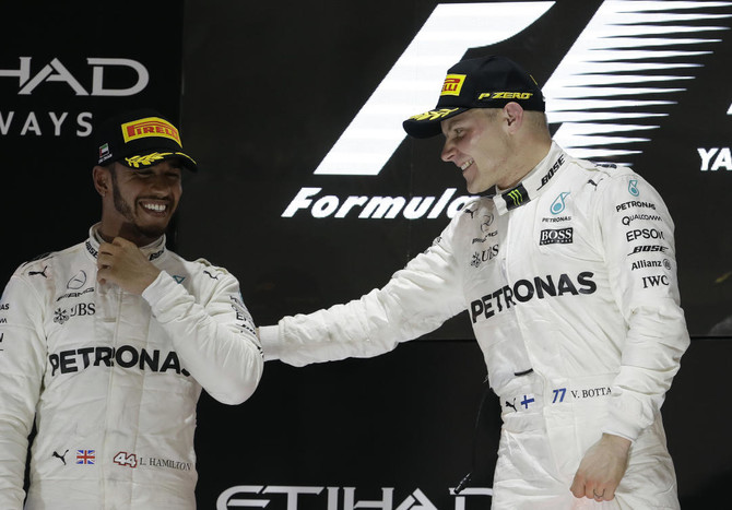 Valtteri Bottas Ready To Challenge Teammate Lewis Hamilton For F1 Title Arab News