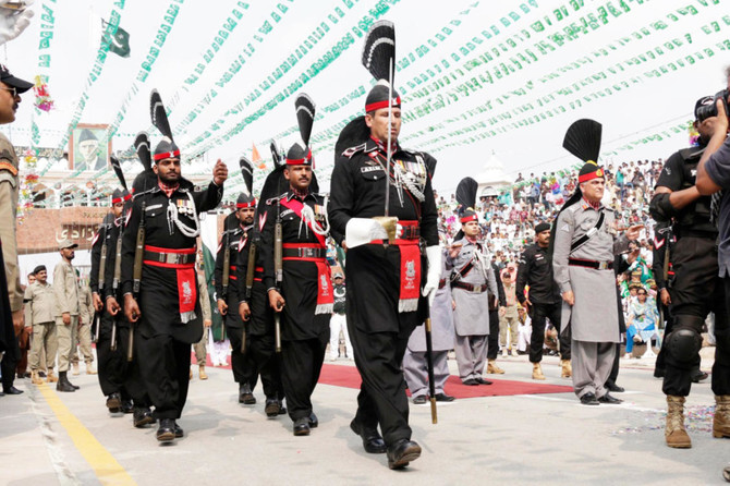 Crossing the Wagah Border from Amritsar, India to Lahore, Pakistan.