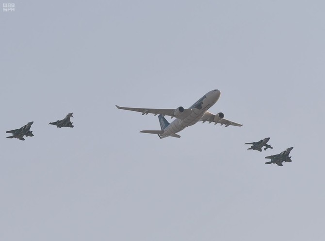 Riyadh Plane Spotters Treated To National Day Fly Past By Saudi Royal Air Force Arab News