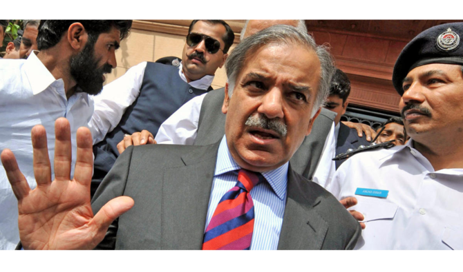 Nab Arrests Shahbaz Sharif In Ashiana Housing Case Arab News 7365