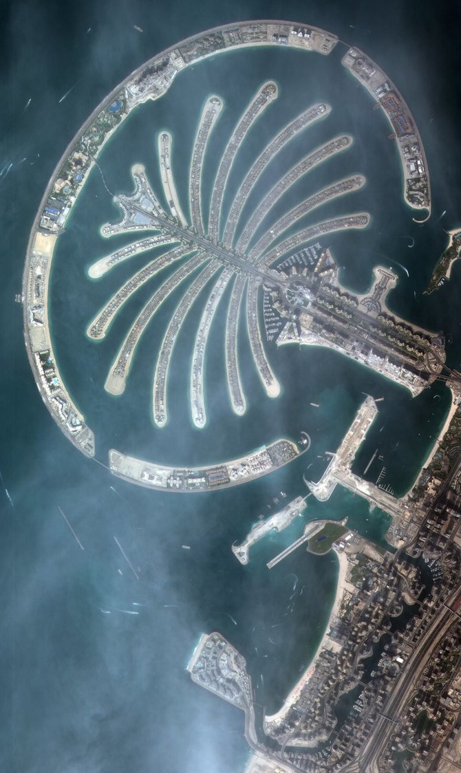 UAE Reveals First Image Taken By Emirati-built KhalifaSat Of Dubai Icon ...