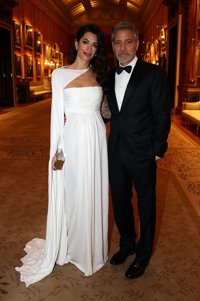 Amal Clooney looks regal at Buckingham Palace party Arab News