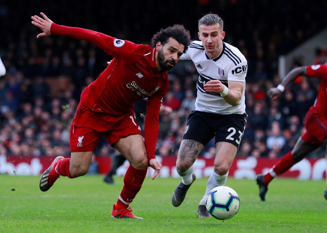 Salah salva Liverpool em empate com Fulham