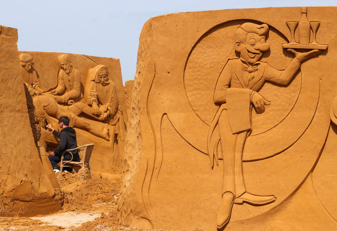 Sand Sculpture Festival Ostend.