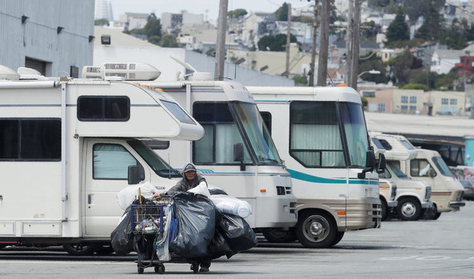 San Francisco More Homeless Living In Vehicles Arab News