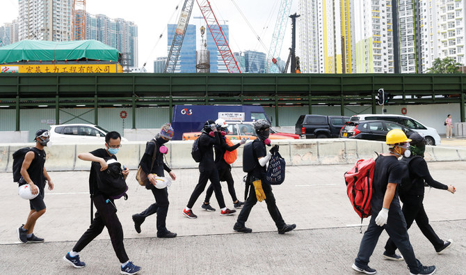 Hong Kong demonstrations hit the tourist economy | Arab News