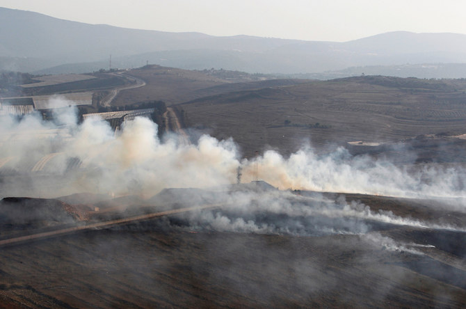 Hezbollah And Israel Exchange Fire On The Lebanese Border | Arab News