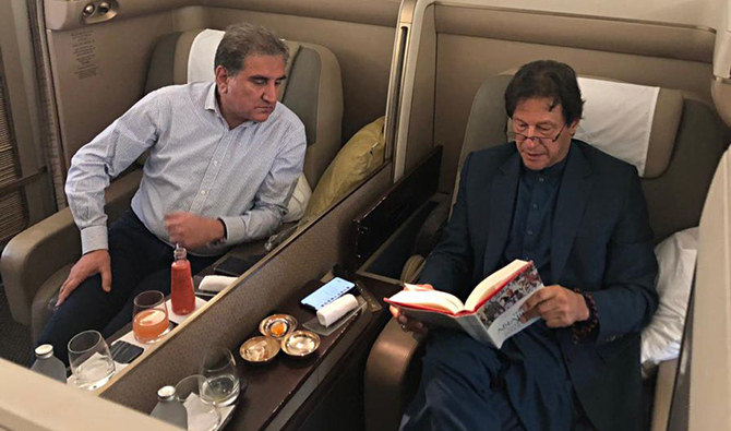 Pm Khan Stops In Jeddah En Route To Pakistan Arab News