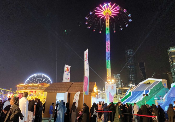 Screams Laughter As Winter Fair Brings Snow To Riyadh Arab News