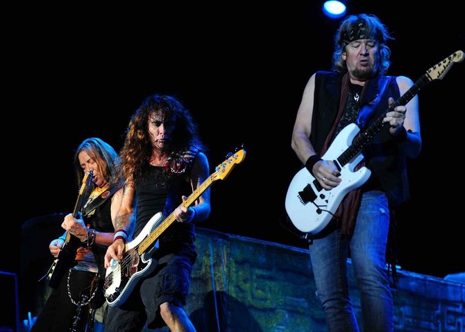 Legendary British Rockers Iron Maiden Announce Dubai Date For World Tour Arab News