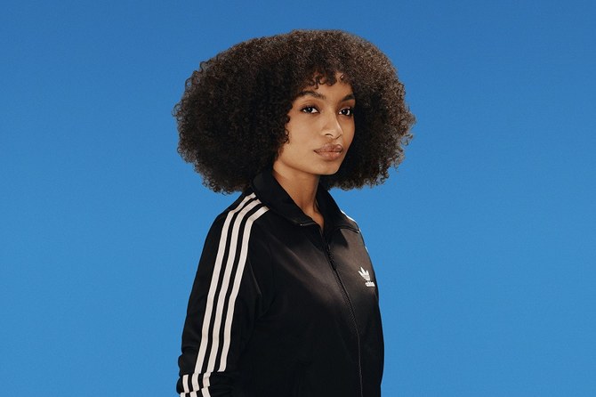 Green adidas 2024 jacket yara shahidi