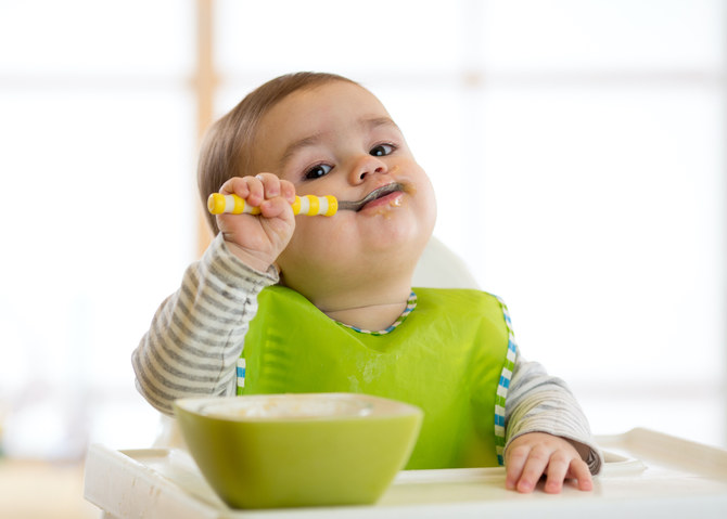 Baby eating store