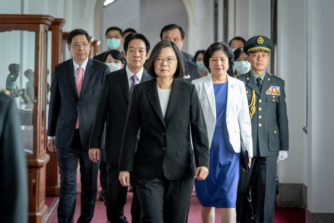 Taiwan President Rejects Beijing Rule But China Says Reunification Inevitable Arab News