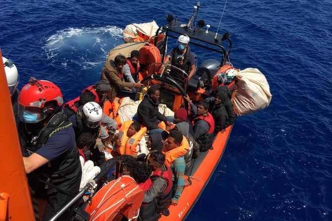 Six Migrants Dead, Dozens Rescued Off Libya Coast: UN | Arab News