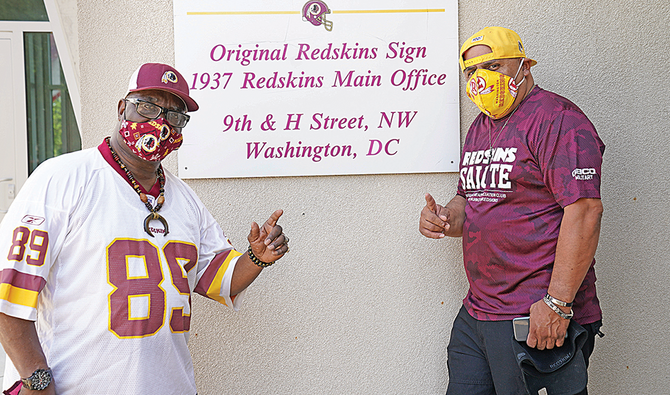 Washington will ditch 'Redskins' name and logo, team announces