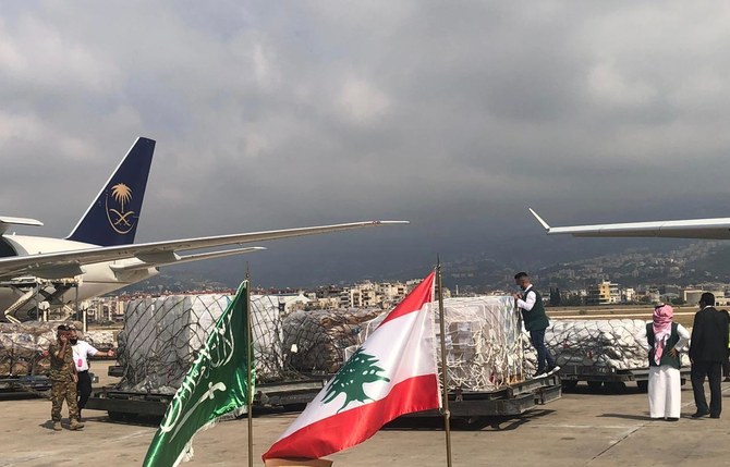 First plane with aid from Saudi Arabia arrives in Lebanon Arab News