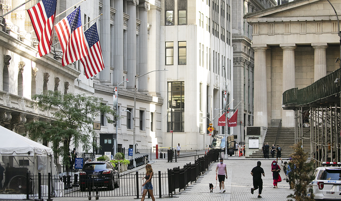 Wall St. Edges Up As Trump Signs Virus Relief Orders | Arab News