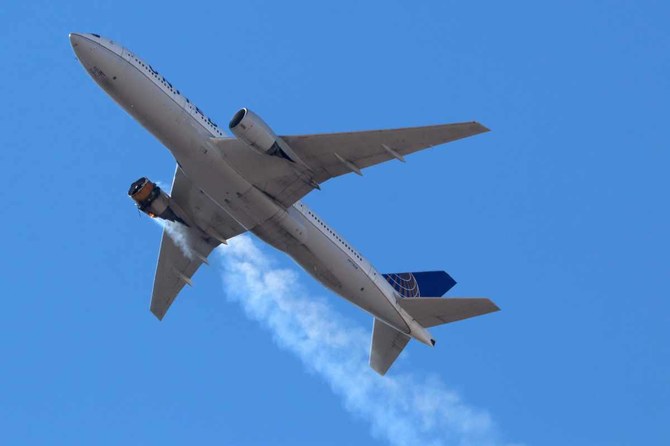 Debris falls from United Airlines plane during emergency landing