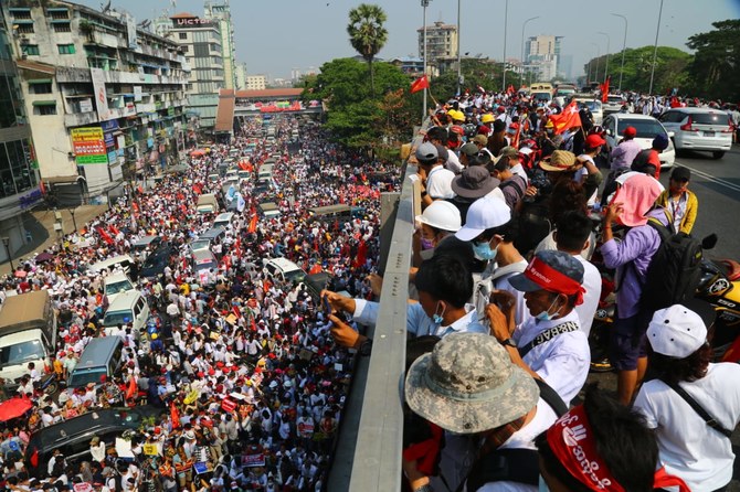 Myanmar Anti-coup Protests Intensify In Defiance Of Military Junta ...