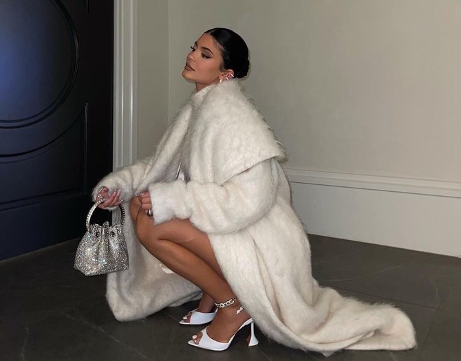 Kylie Jenner steps up her fashion game in Amina Muaddi x AWGE