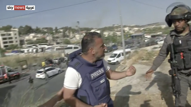 Israeli Police Assault Sky News Arabia Reporter In Jerusalem Arab News