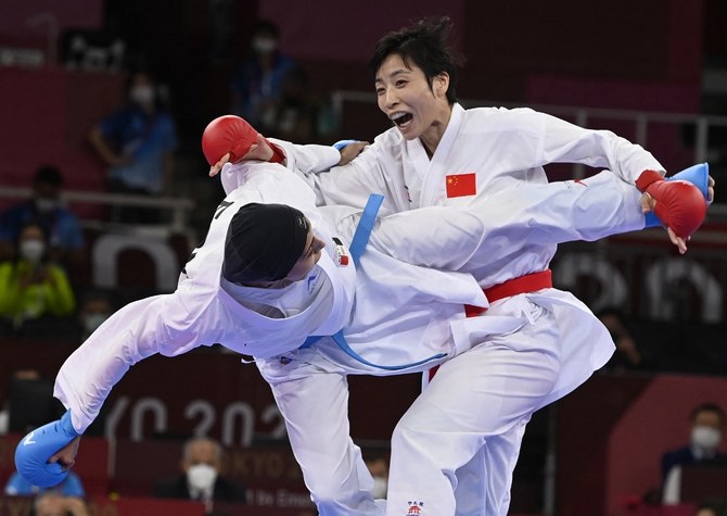 Egypt's Giana Lotfy lands Olympic bronze in karate kumite semi