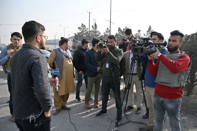 The Taliban announced it entered Kabul on Sunday, which, experts say, will pose a threat to many Afghan journalists. (AFP)