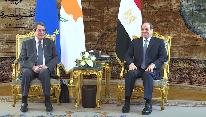 Egyptian president inaugurates Cyprus cooperation committee | Arab News