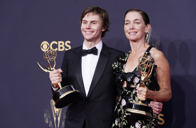 The Queen's Gambit cast and crew celebrate Emmy wins with game