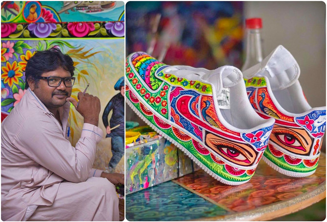 From roads to Nike sneakers Pakistani truck art makes new unlikely entry Arab News