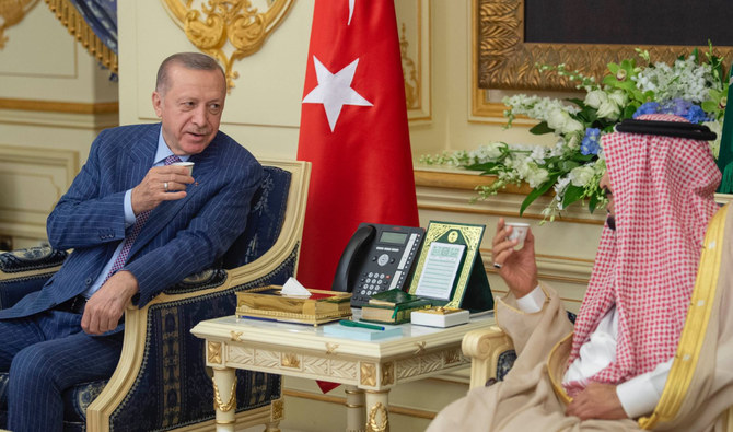 Saudi King, Crown Prince Receive Turkish President In Jeddah | Arab News