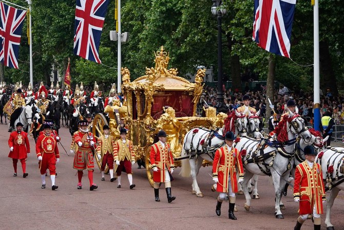 London UK, 5th June 2022. woman street dancer at The pageant for the Queen  Elizabeth II's Platinum Jubilee celebration in central London. Large Crowds  line the street along the Mall and Whitehall