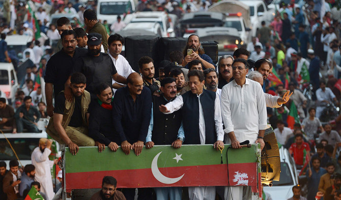 Thousands Of Supporters Arrive For Ex-PM Khan's Anti-government Rally ...