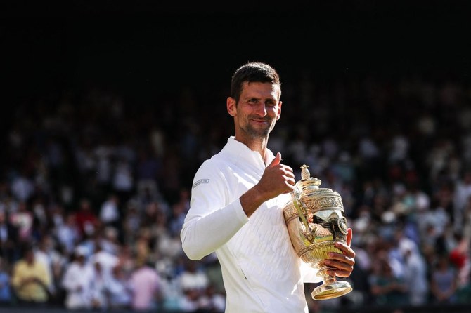 Novak Djokovic Beats Nick Kyrgios For 7th Wimbledon Title | Arab News