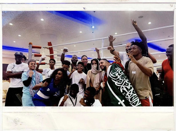 Hooked Riyadh boxing exhibition shows sport’s growth Arab News