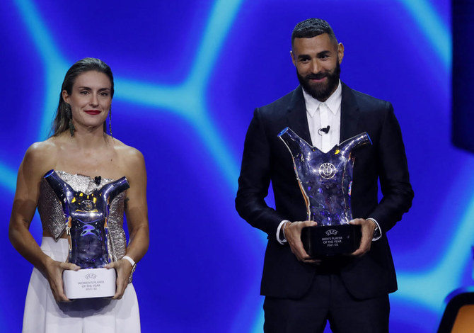 Karim Benzema wins UEFA Men's Player of the Year award