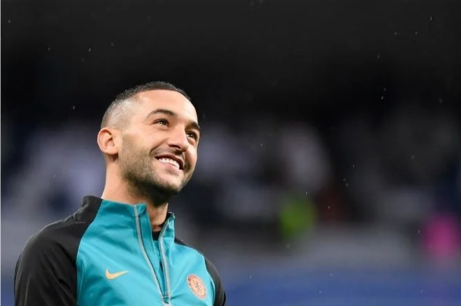 Hakim Ziyech of Amsterdam touches his nose during the UEFA Europe League  quarter-final 2nd leg..., Stock Photo, Picture And Rights Managed Image.  Pic. PAH-90017274 | agefotostock