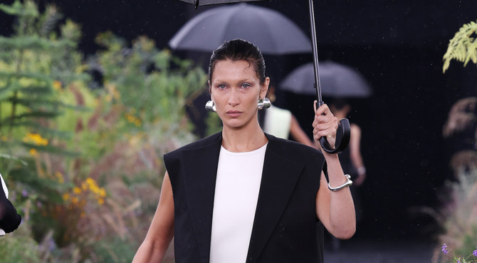 Palestinian Dutch model Bella Hadid goes minimalist for Jil Sander