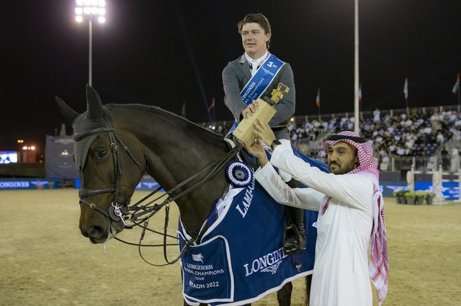 Saudi sport minister crowns Ben Maher winner of Longines