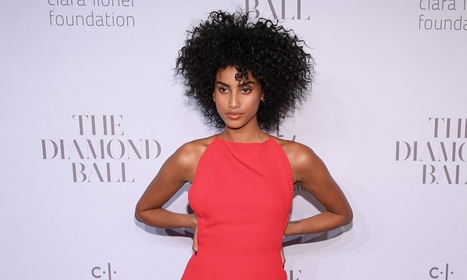 Model Imaan Hammam shows off BOSS collection | Arab News