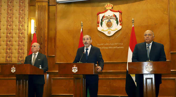 Jordanian, Egyptian And Iraqi Foreign Ministers Discuss Opportunities ...