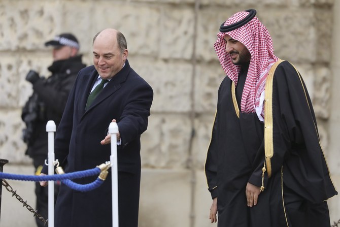 Saudi Defense Minister Received By British Counterpart In London | Arab ...